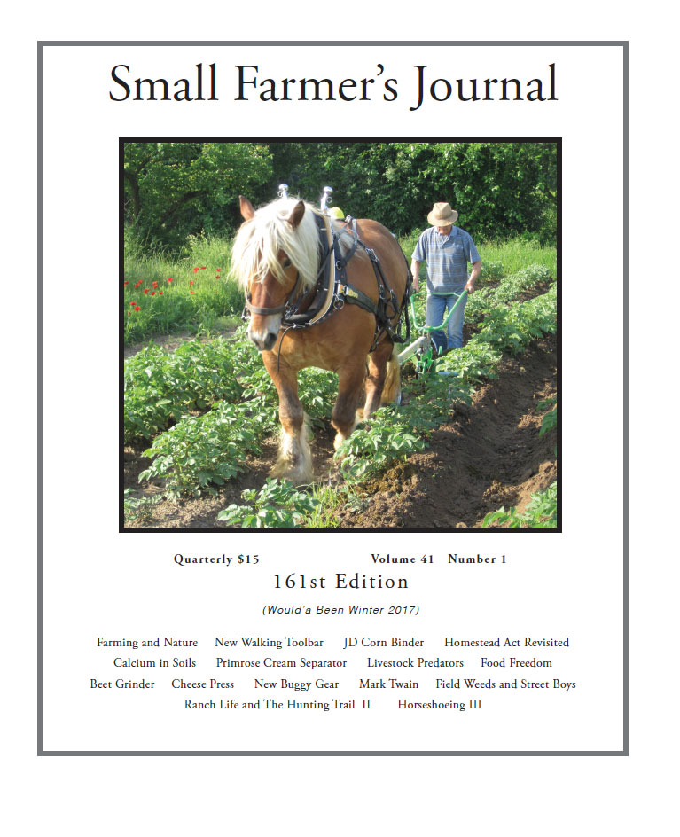 Small Farmer's Journal Volume 41 Number 1