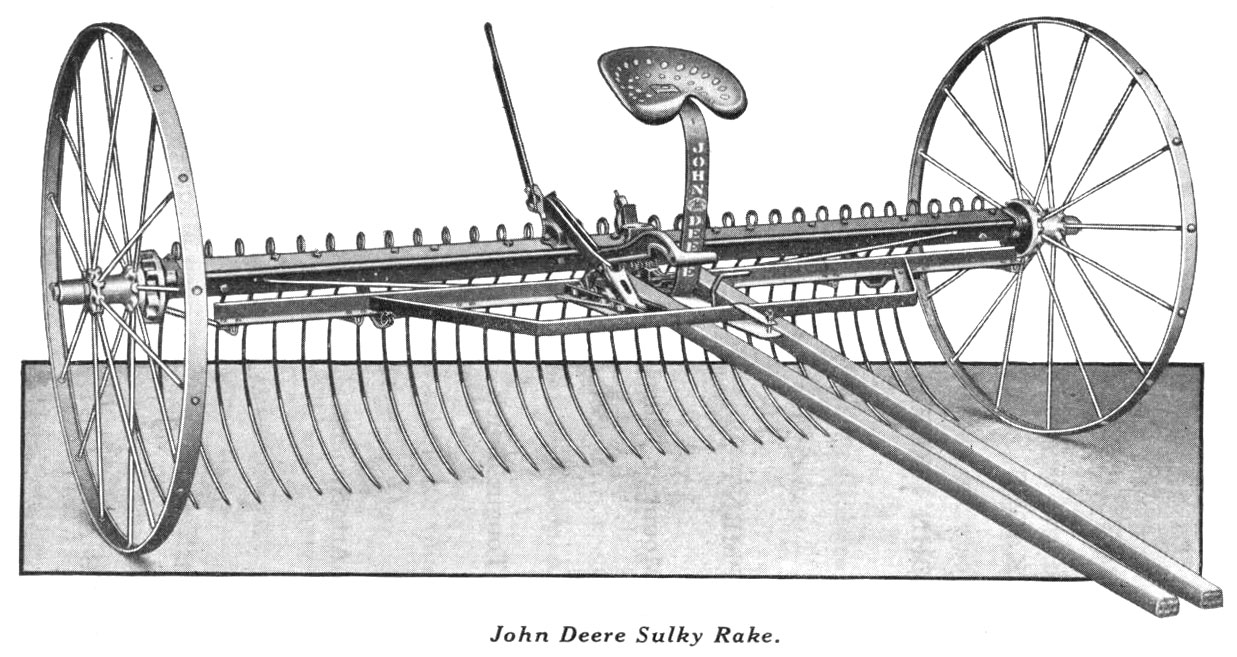 Operating the John Deere Sulky Rake