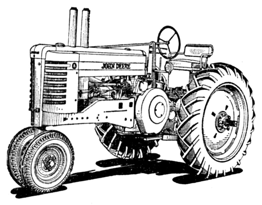 Old John Deere Two Cylinder Tractor Models