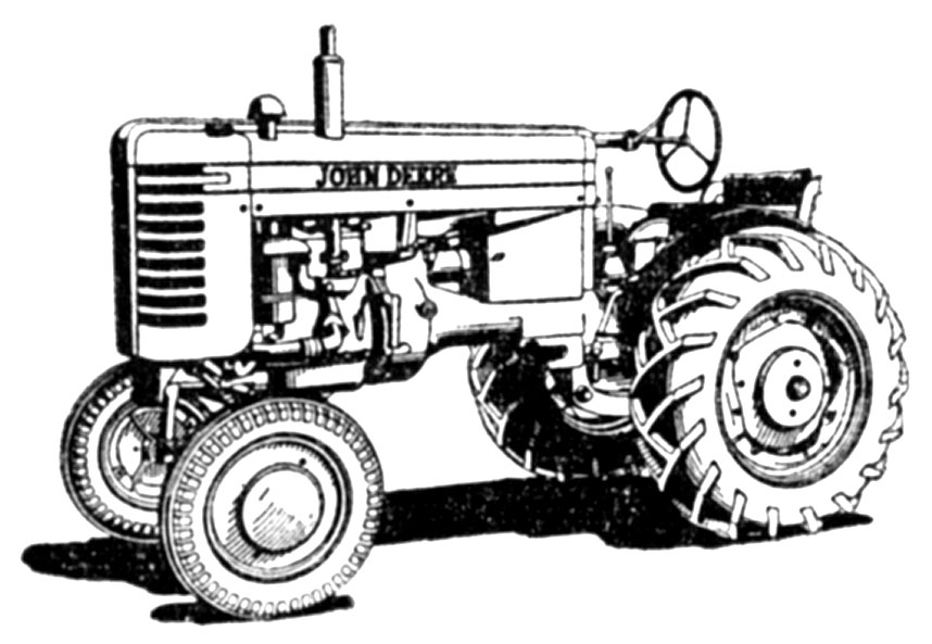 Old John Deere Two Cylinder Tractor Models