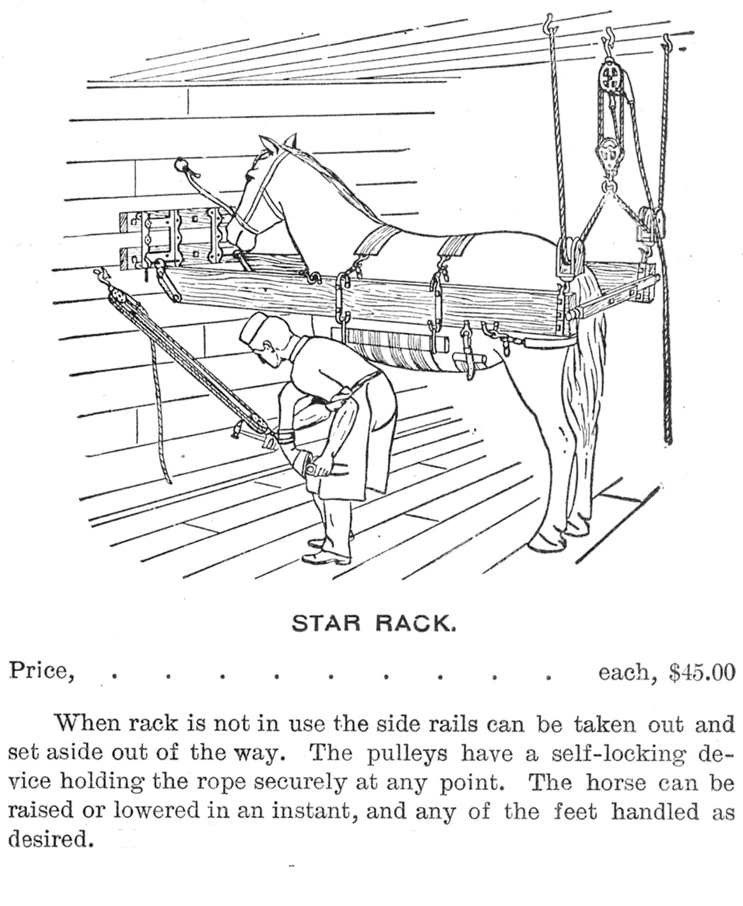 Wall-Mounted Shoeing Stocks from Days Gone By