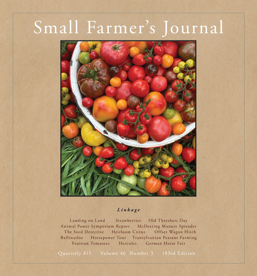 Small Farmer's Journal Volume 46 Number 3